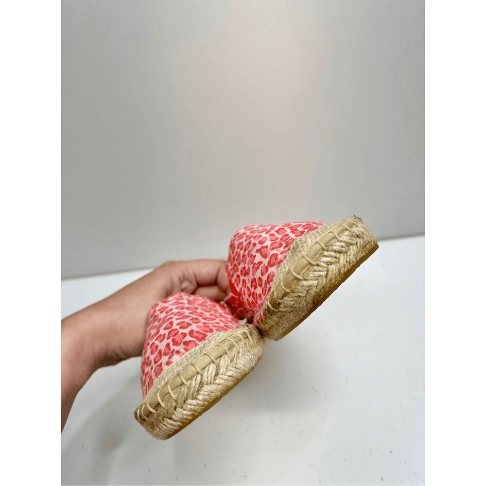 Joules Espadrilles Womens Size 9US Pink Leopard Print Slip On Shelbury Shoes NEW - Picture 6 of 10